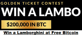 Win a Lamborghini at Free Bitcoin